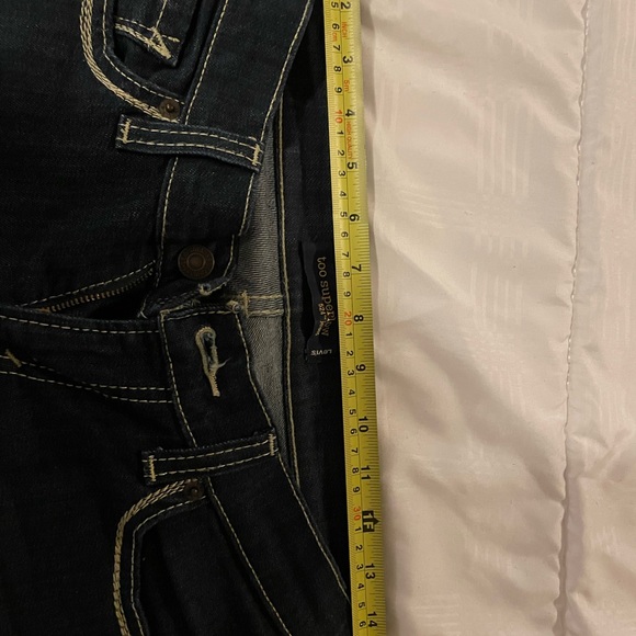 Levi's Blue Straight Leg Jeans Classic Denim - Picture 6 of 6
